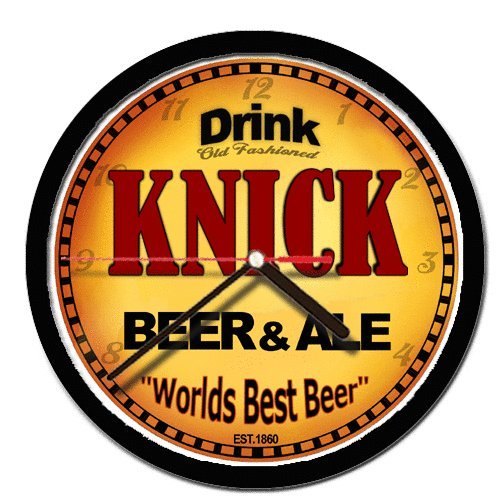 KNICK beer and ale cerveza wall clock