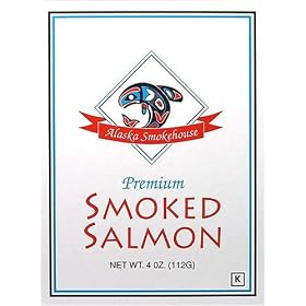 Alaska Smokehouse Smoked Salmon in a Gift Box, 4 oz by Alaska Smokehouse
