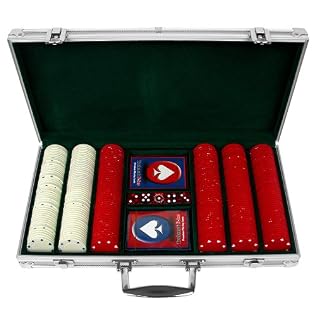 Homestyle 300 Chip Poker Set with Aluminium Case