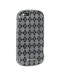 Wireless: Amzer Luxe Argyle Skin Case for Motorola CLIQ XT MB501 - Clear - Amzer