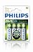 Philips MultiLife NiMH Rechargeable AA Batteries 2700mAh 4PK