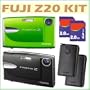FujiFilm Fuji Finepix Z20FD 10MP Digital Camera Green and Black Duo Accessory Kit