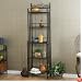 Celtic Bakers Rack in Gray Finish Southern Enterprises KA9801
