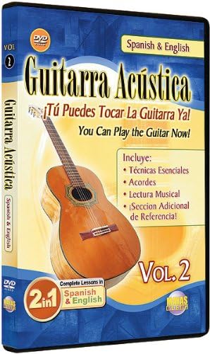 Acoustic Guitar Vol. 2: You Can Play the Guitar Now / Guitarra Acustica Vol. 2: Tu Puedes Tocar La Guitarra Ya (2-in-1 Bilingual Series)