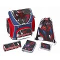 Undercover SP12825 - Campus Schulranzen Set 5-teilig, Spider Man