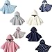 Gaorui Baby Kids Toddler Double-side Wear Hooded Cape Cloak Poncho Hoodie Coat
