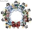 Thomas Kinkade *Let it Snow* Illuminated, Musical Snowman Wreath