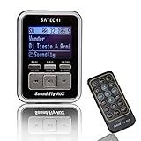Satechi Soundfly　AUX　MP3プレーヤー　車載FMトランスミッター　リモコン付き　SDカード/USBスティック/MP3プレーヤー（iPod, Zune, Sansa）対応