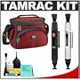 Tamrac 3345 Aero 45 Camera Bag (Red) + Accessory Kit for Canon Rebel XSi, XS, T1i, XTi, 40D, 50D, Nikon D40, D60, D5000, D90, D300, D700, Olympus Evolt E-30, E-450, E-520, E-620, and Sony Alpha A200, A300, A350, A700 Digital SLR Cameras