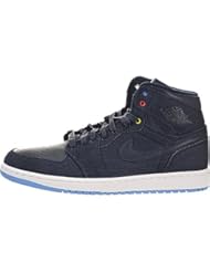 Shoes: Jordan Mens Air Jordan 1 Retro High OBSIDIAN/DK POWDER BLUE/GAME ROYAL 682781-415 10.5