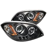Spyder Auto Chevy Cobalt/Pontiac G5 Black Halogen LED Projector Headlight