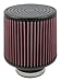 S&B 8ply Universal Filter - Black Rubber Cap, 3.50 Inlet, 6 Length, Red Element