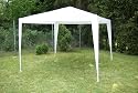 Pavillon 3 x 3 Meter, Partyzelt in wei&szlig; PE-Plane