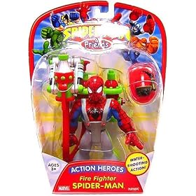 Spider-Man & Friends 6 Inch Action Heroes Figure Fireman Super-Man