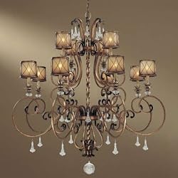 Minka Aston Court Bronze 12 Light Chandelier 4758-206