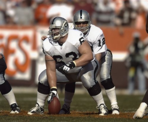 BARRETT ROBBINS & RICH GANNON OAKLAND RAIDERS 8X10 SPORTS ACTION PHOTO (2)