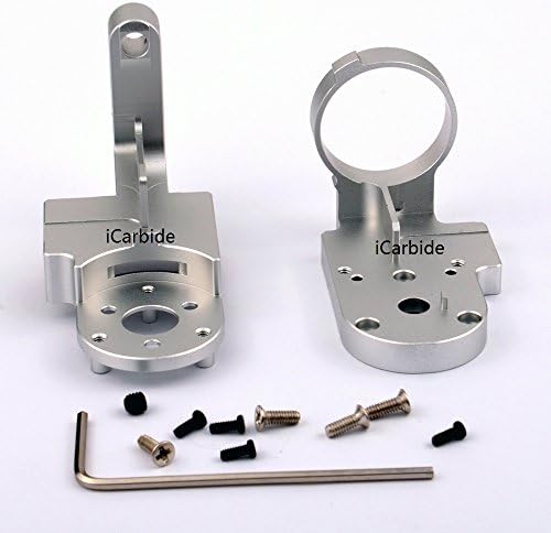 DJI Phantom 3 Advanced &amp; Professional Gimbal Yaw Arm + Roll Arm Combo (Free screws and Screwdriver) Replacement DIY KIT Aerometal CNC Manufactured (OEM)