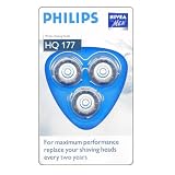 Kitchen & Housewares : Philips HQ177 Shaving Heads (3 Single Heads Per Pack)
