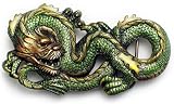 MYTHOLOGICAL DRAGON Belt Buckle Fantasy Gothic