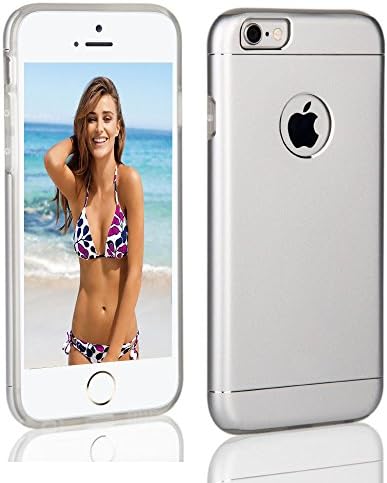 iPhone 6S Case - Yoroi (Arumi series) iphone 6 6S case (4.7 Inch) [Lifetime Warranty] Protective SOFT TPU Scratch Protection Finished Hard Cover Aluminum Alloy (Sliver)