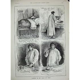 Advertisment Beechams Pills Man Sleeping Bed Print 1891