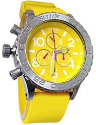 Nixon 42-20 PU Chrono Watch - Womens Yellow, One Size