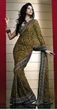 Akshata Printed Georgette Saree / Sari fabric for casual wear