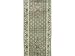 2'7 x 11'5 Green Persian Tabriz Runner Rug