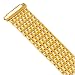 Watch Band Expansion Metal Stretch Gold Plated fits 10mm 11mm 12mm 13mm 14mm