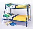 Contemporary Twin/Full Metal Bunkbed By Coaster Furniture
