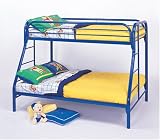 Contemporary Twin/Full Metal Bunkbed By Coaster Furniture
