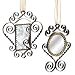 Wendy Addison Antique Mirror Christmas Ornaments Set of 2