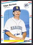 1988 Fleer #378 Edgar Martinez Seattle Mariners (RC - Rookie Card)