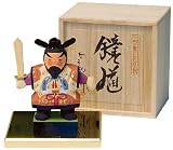 南雲 作 子供大将 「鐘馗」 木彫り 五月人形