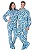 Footed Pajamas - Winter Wonderland Adult Fleece