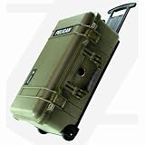 Pelican 1510-004-130 Carry-on Green Case FAA Approved for Airlines