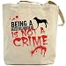 Canvas Tote Bag Beige  Being A Greater Swiss Mountain Dog Is Not A Crime  Dog