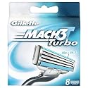 Gillette Mach3 Turbo Refill Blades - 8 pack