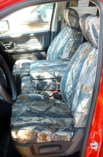 Durafit Seat Covers, Compatible with 2009-2012 Dodge Ram 1500 and 2010-2012 2500-3500 Front and Rear Set of Seat Covers in Camo Endura