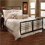 IMAGE OF Twin Hillsdale Tiburon Metal Panel Bed in Magnesium Pewter Finish