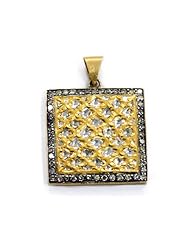 Ethinc Style 18kt Yellow Gold 3.50ct Diamond Pendant Jewelry