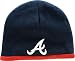 New Era Atlanta Braves AC Knit Cap (Navy)