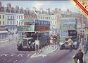 Two K's at Weymouth - buses (greetings card)