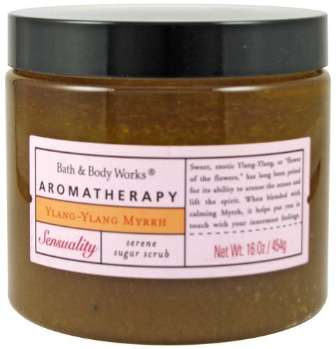 Bath & Body Works Aromatherapy Ylang-Ylang Myrrh Sensuality Serene Sugar Scrub 16 oz (454 g)