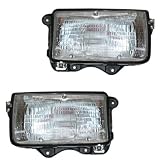 91-97 Isuzu Rodeo 94-97 Passport Headlights Headlamps Head Lights Lamps Pair Set by Aftermarket
