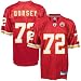 Kansas City Chief Jersey : Reebok Kansas City Chief #72 Glenn Dorsey AFL 50th Anniversary Red NFL Eq