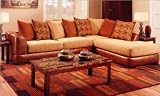 Albany Verona Bonded Leather Sofa and Chaise Sectional in microfiber