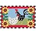 Jellybean Area Accent Rug Funky Chickens
