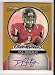 2006 Bowman Sterling Gold Rookie Autographs BS-DS D.J. Shockley - Atlanta Falcons (RC - Rookie - Autographed - Serial #D To 900 - Football Cards)