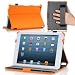 MoKo Slim-Fit Multi-angle Folio Cover Case for Apple iPad Mini 7.9 Inch Tablet, ORANGE (with Smart Cover Auto Wake/Sleep Feature)